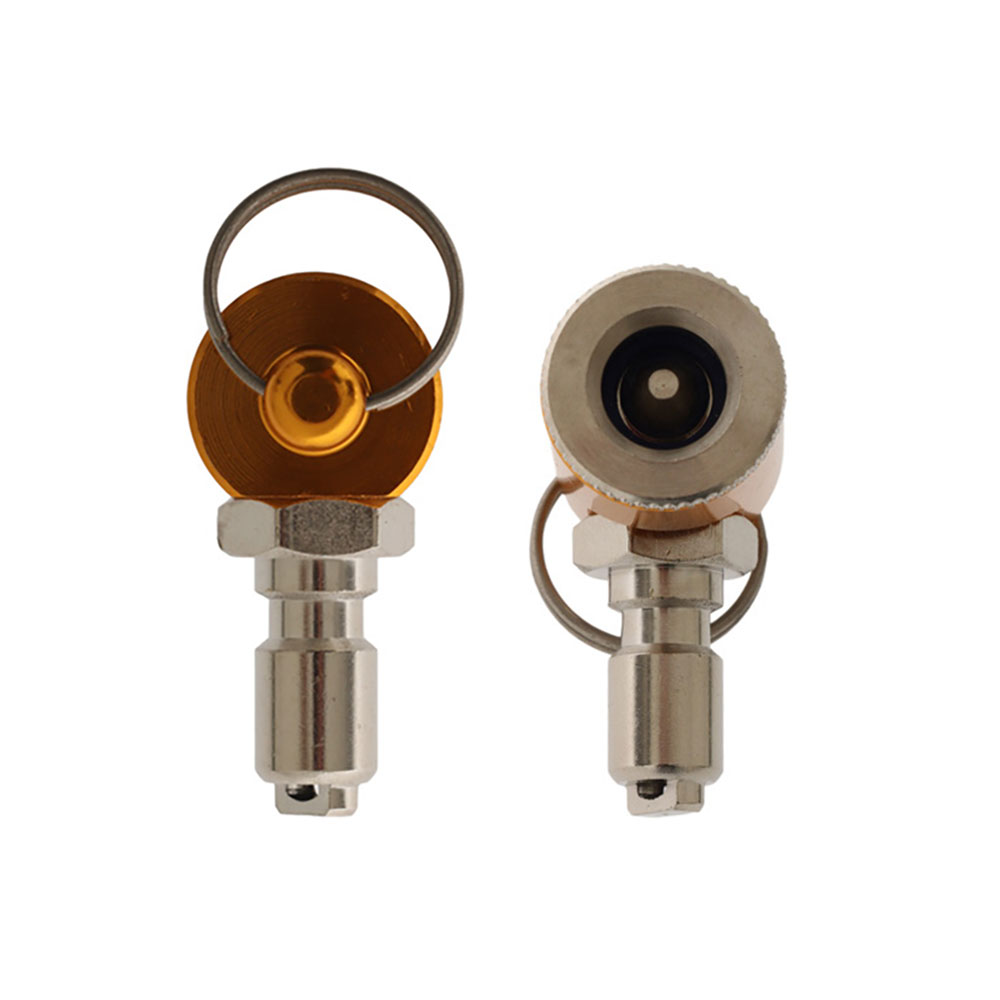 Aropec Tyre Inflator Keychain Gold