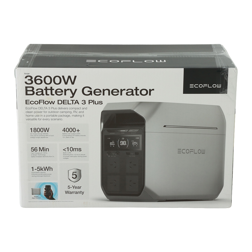 EcoFlow Delta 3 Plus Portable Power Station 1800W 1024Wh