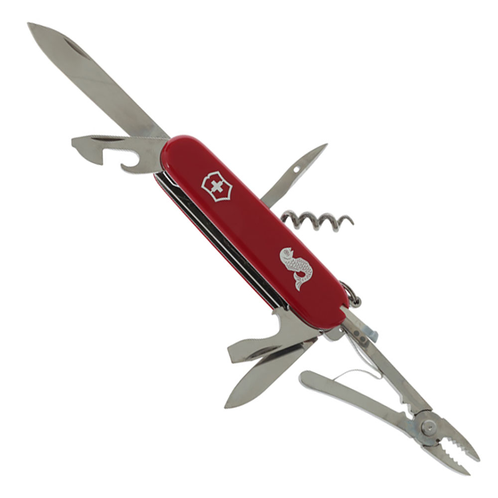 Victorinox Angler Multi-Tool Pocket Knife 9.1cm Red