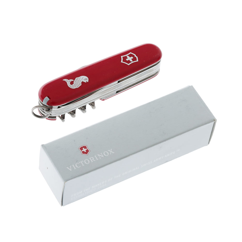 Victorinox Angler Multi-Tool Pocket Knife 9.1cm Red