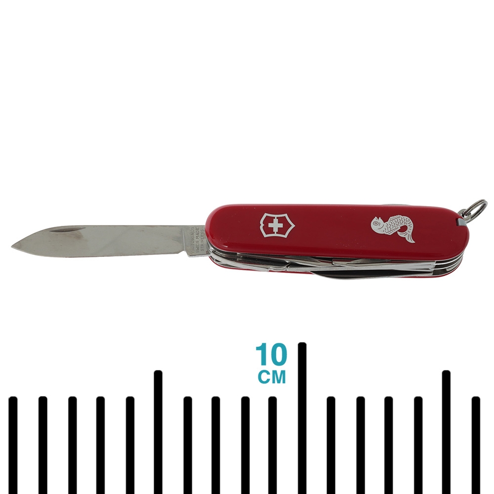 Victorinox Angler Multi-Tool Pocket Knife 9.1cm Red