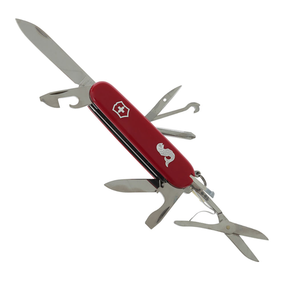 Victorinox Fisherman Multi-Tool Pocket Knife 9.1cm Red