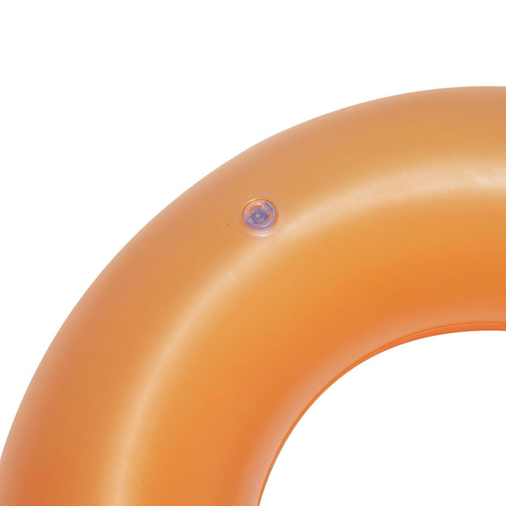 Bestway Frosted Neon Inflatable Swim Ring 91cm Fog Orange