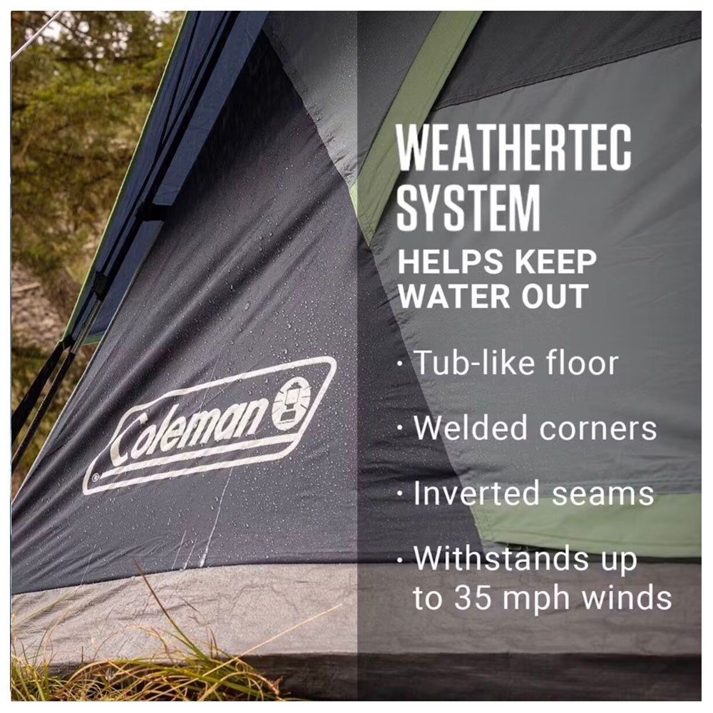 Coleman Skydome 6 Person Camping Tent