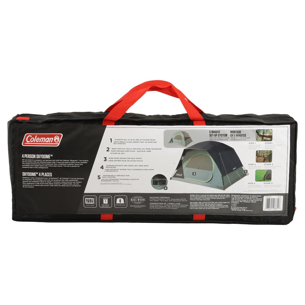 Coleman Skydome 4 Person Camping Tent