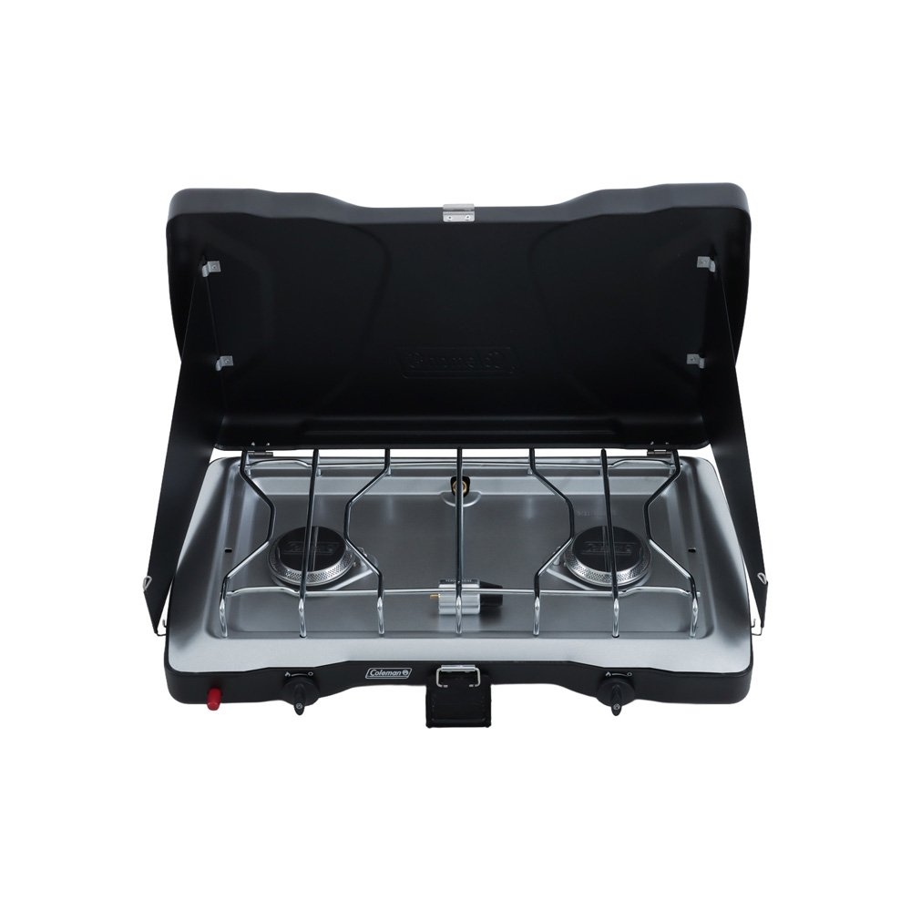 Coleman Triton 2-Burner Camping Stove Black