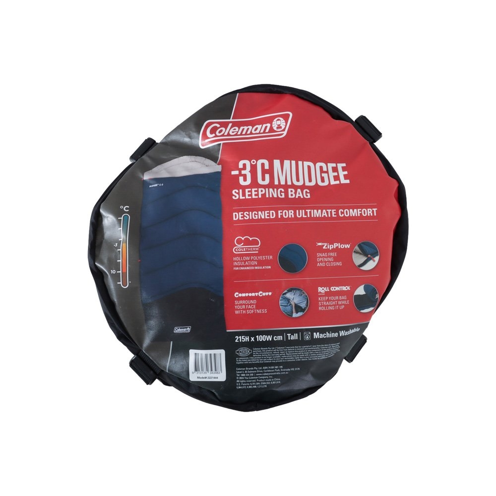 Coleman Mudgee -3C Sleeping Bag - Tall