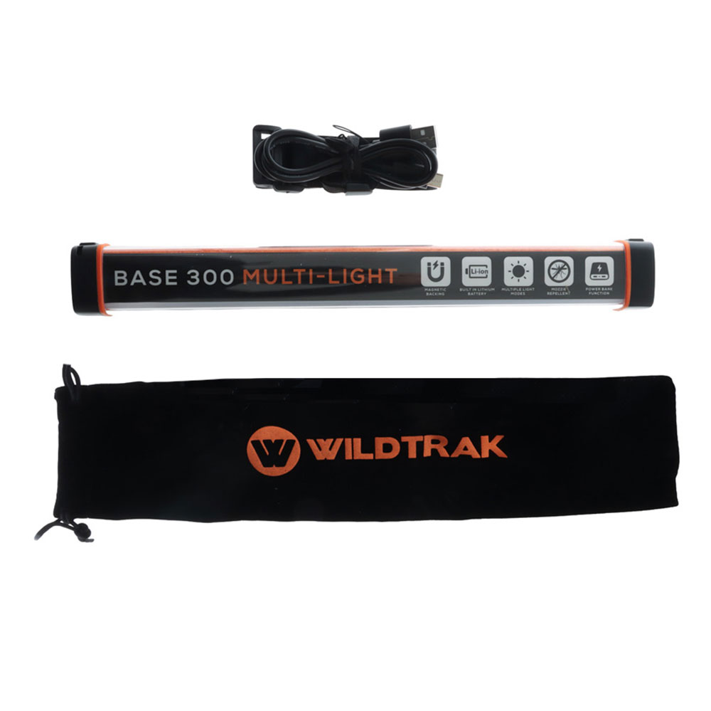 Wildtrak Base Rechargeable Multifunction LED Camping Light with Powerbank 300lm 6Ah