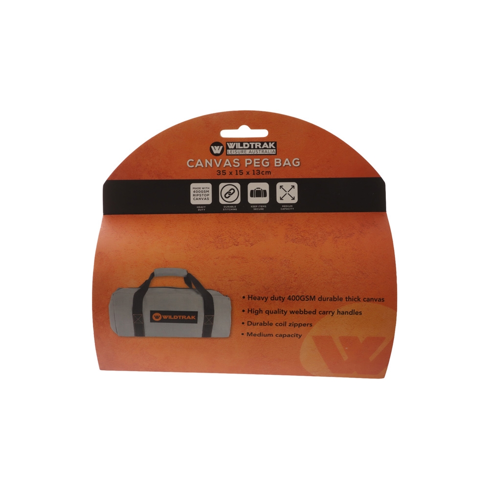 Wildtrak Explorer Canvas Peg Bag 35 x 15 x 13cm