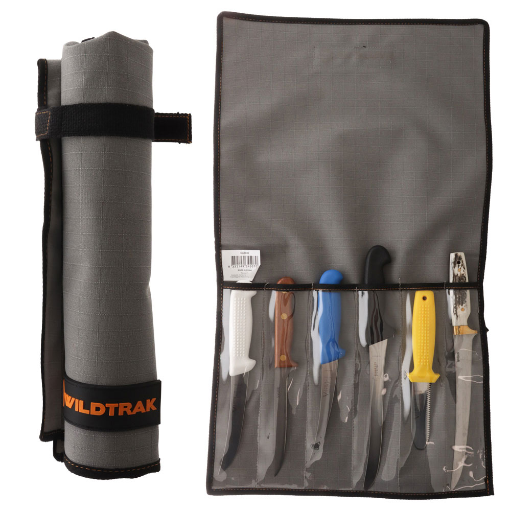 Wildtrak Ripstop Canvass 6 Pocket Knife Wrap 45 x 42cm