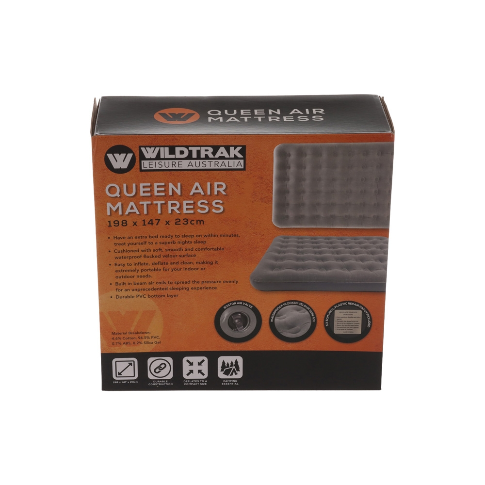 Wildtrak Coil-Beam Inflatable Queen Air Mattress 