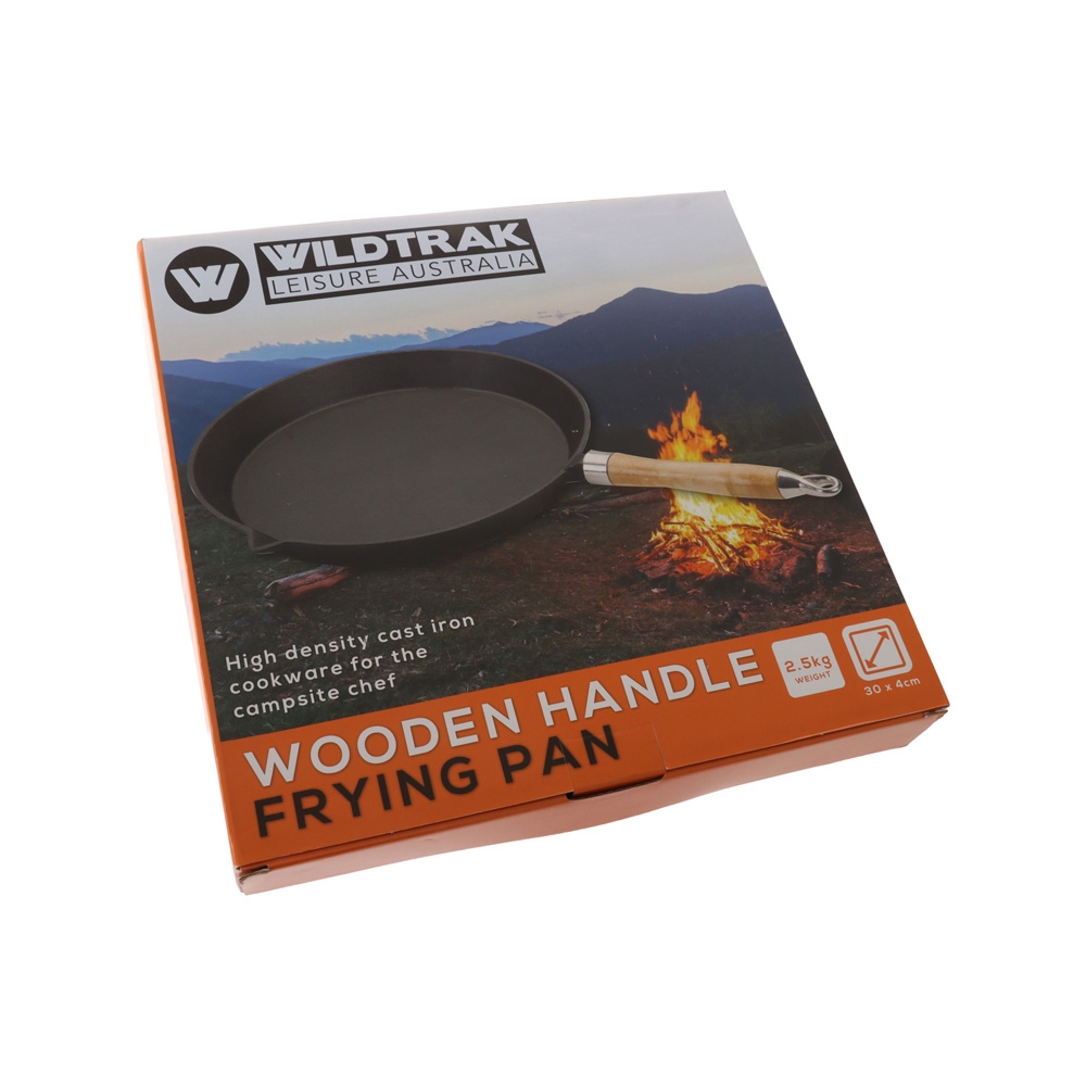 Wildtrak Pre-Seasoned Cast Iron Skillet/Grill Pan