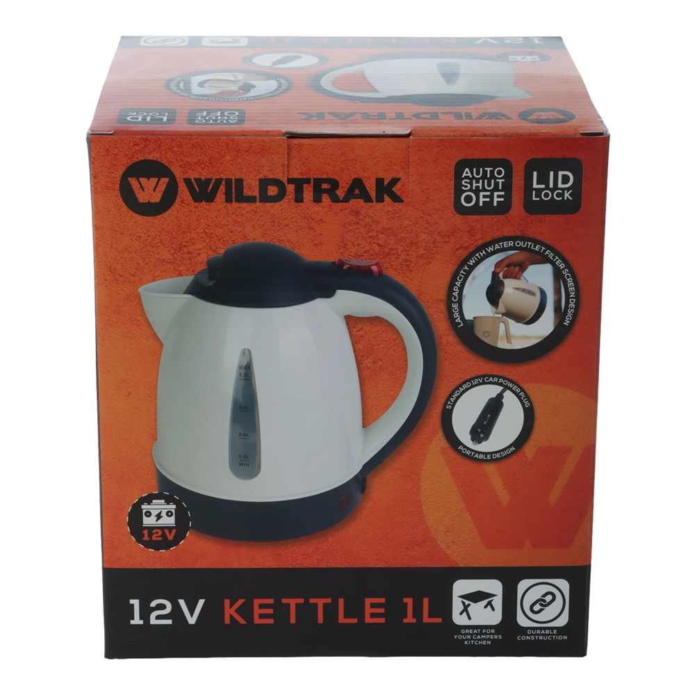 Wildtrak Portable 12V Kettle 1L