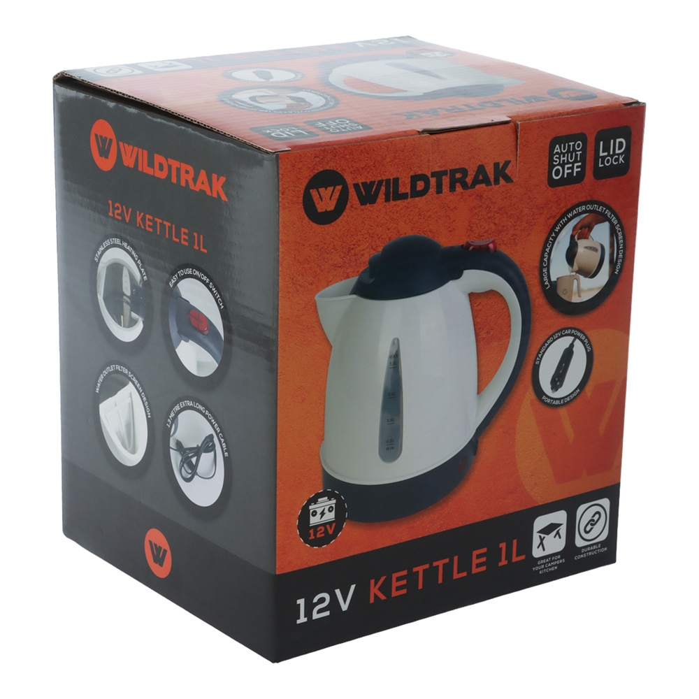 Wildtrak Portable 12V Kettle 1L