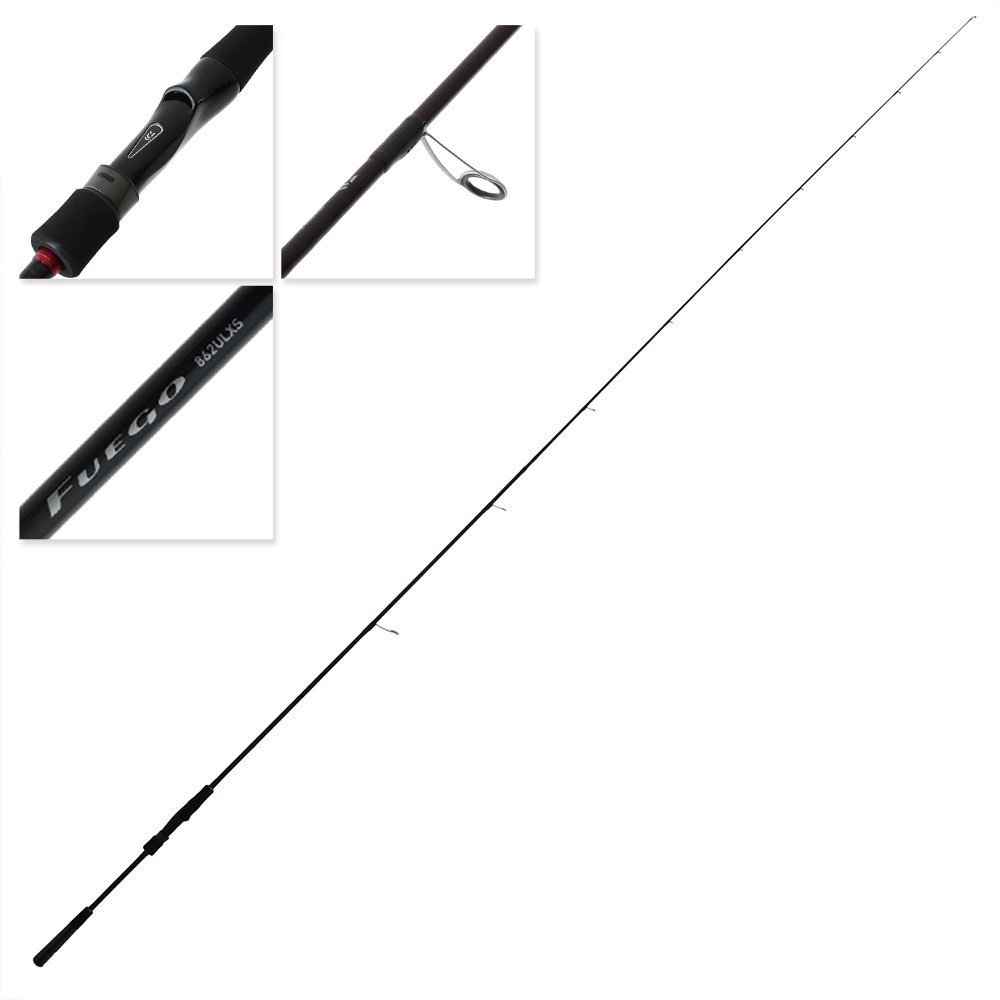Daiwa Crossfire LT 2500 Fuego 862 ULXS-NZ Spinning Combo incl Braid 8ft 6in 3-6kg 2pc