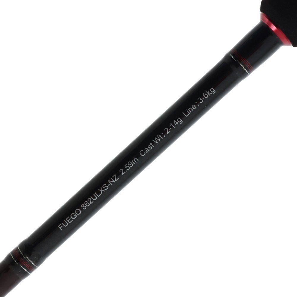 Daiwa Crossfire LT 2500 Fuego 862 ULXS-NZ Spinning Combo incl Braid 8ft 6in 3-6kg 2pc