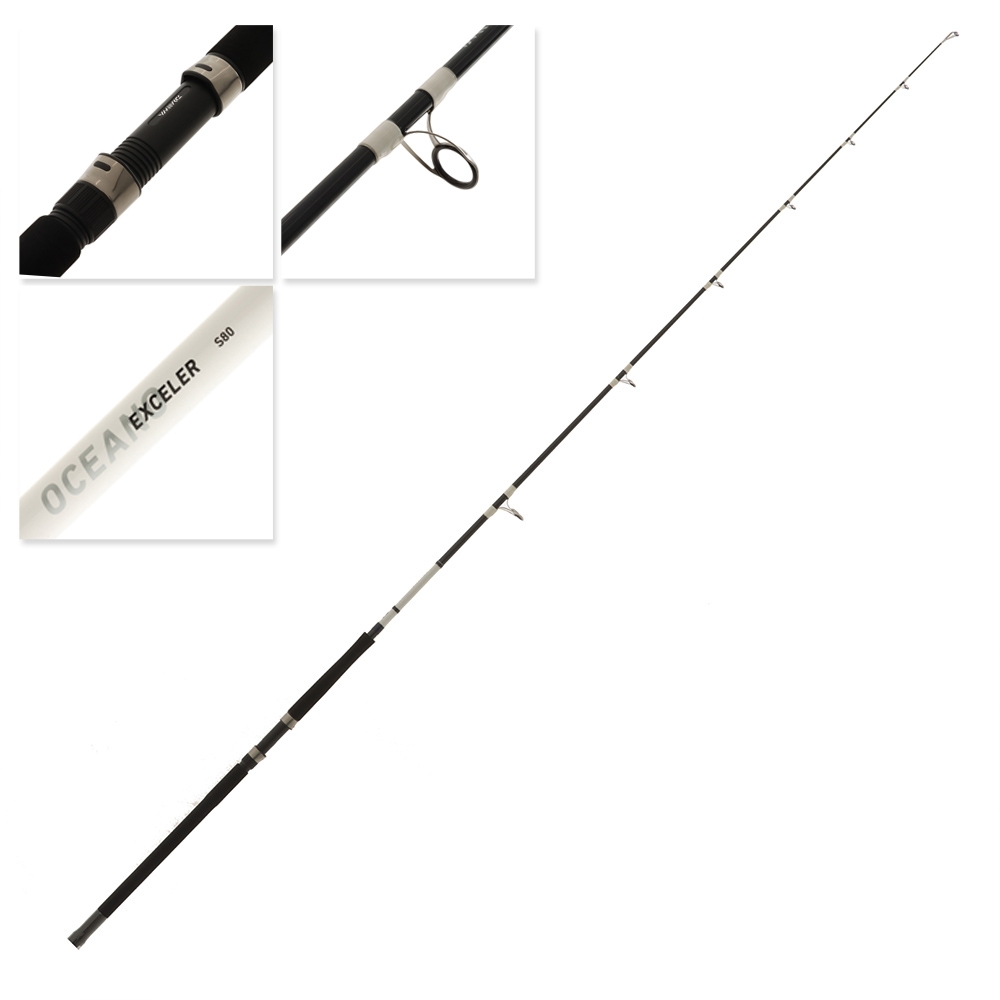 Daiwa 22 Exceler Oceano S80-NZ Spin Rod 8ft PE6-8 2pc