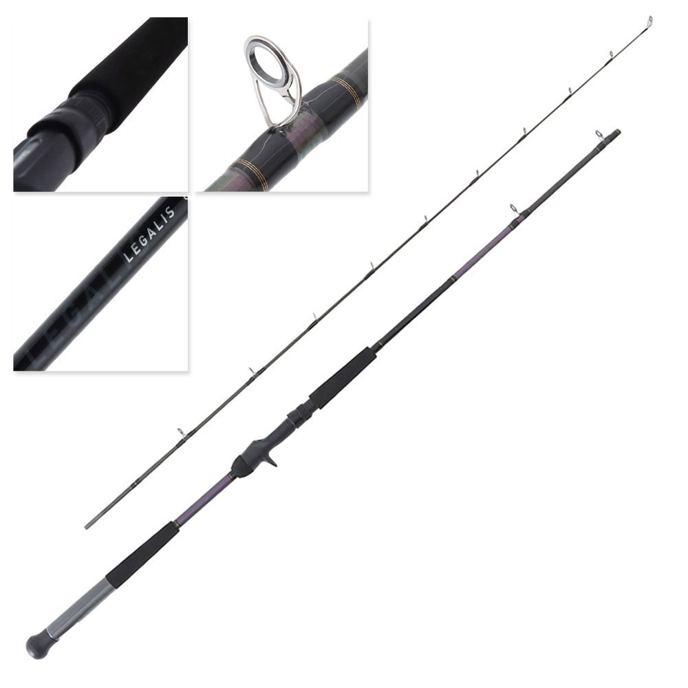 Daiwa PR100 Legalis II 662MHFB-NZ Overhead Combo incl Braid 6ft 6in PE1-2 2pc