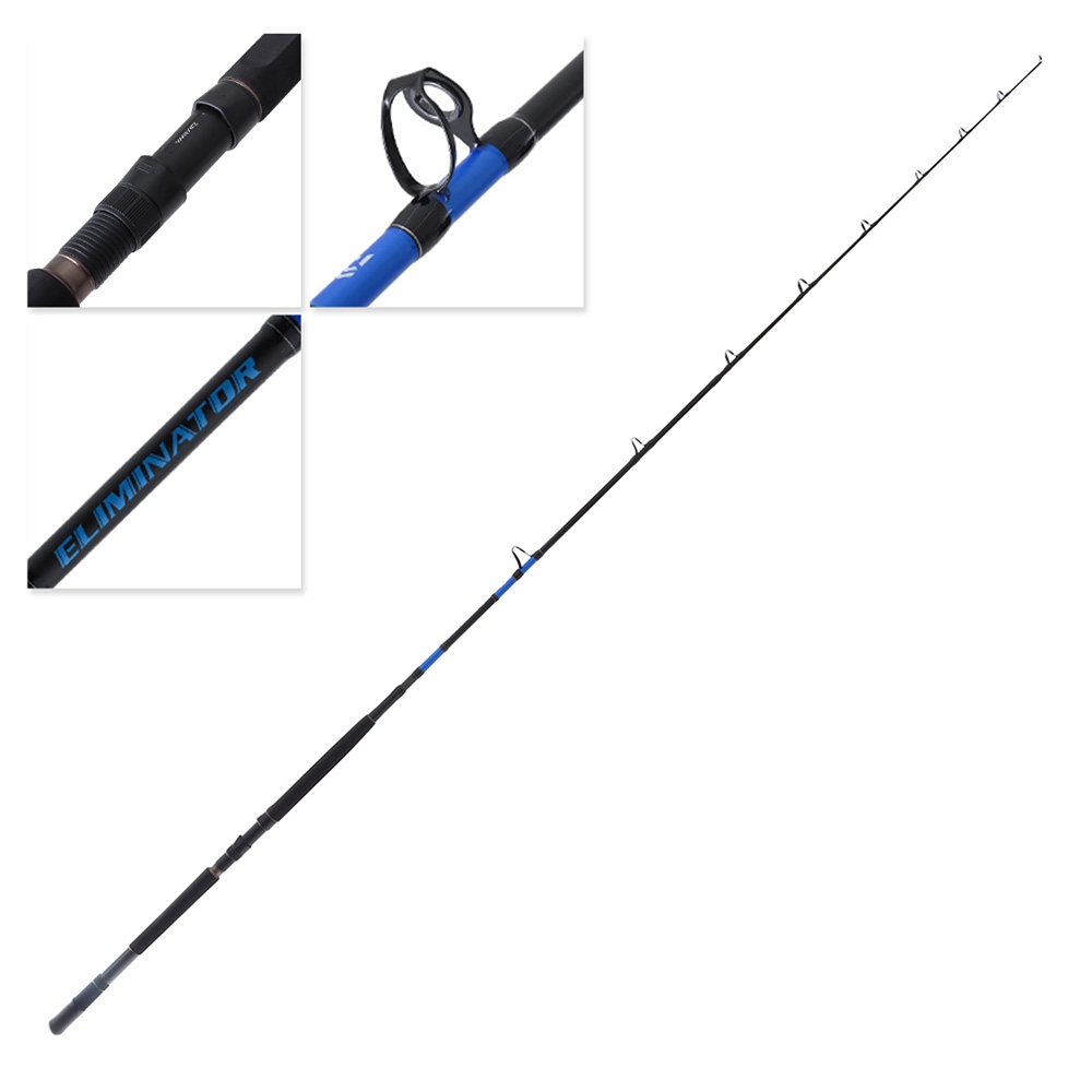 Daiwa Eliminator II 803 Overhead Drone Rod 8ft PE5-8 3pc