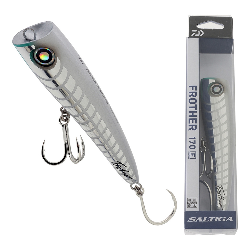 Daiwa Saltiga Frother Floating Popper Lure 170F Super Flash