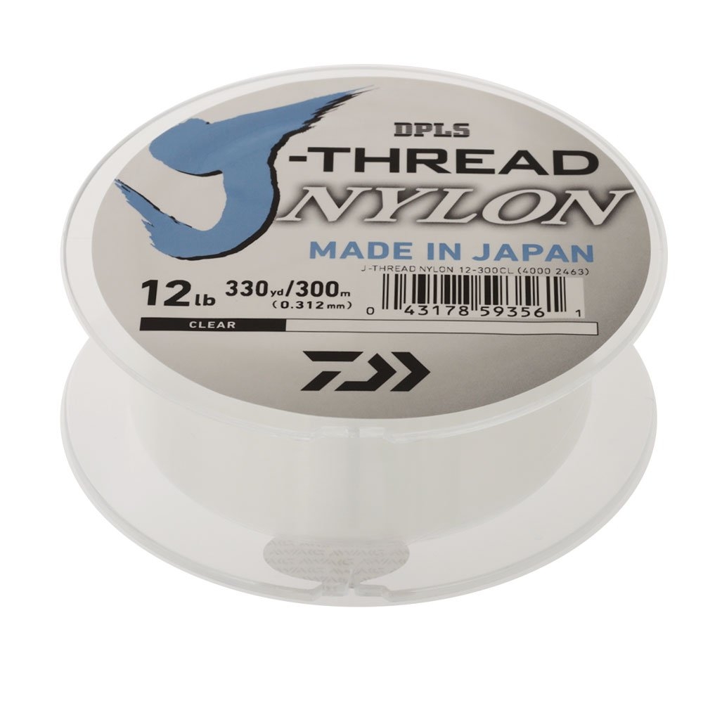 Daiwa J-Thread Nylon Monofilament Line 300m 12lb