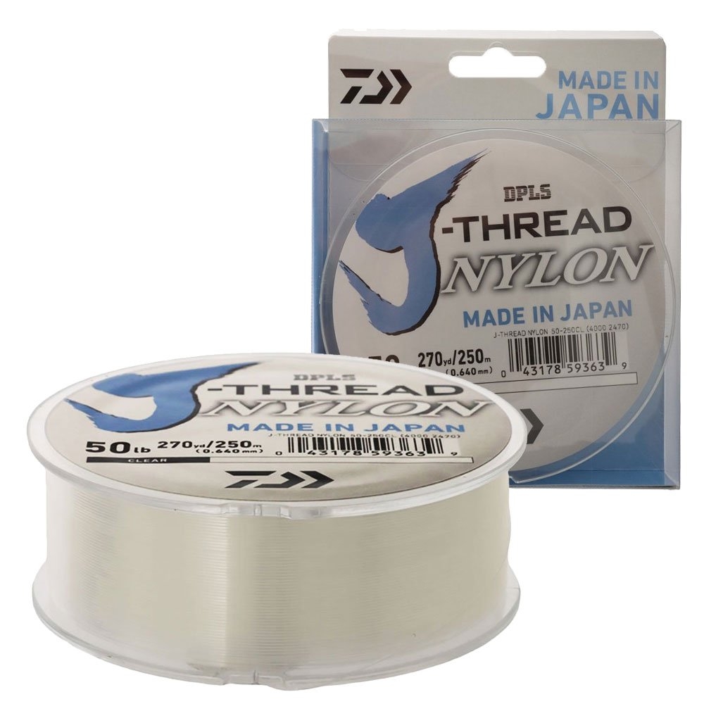 Daiwa J-Thread Nylon Monofilament Line 250m 50lb