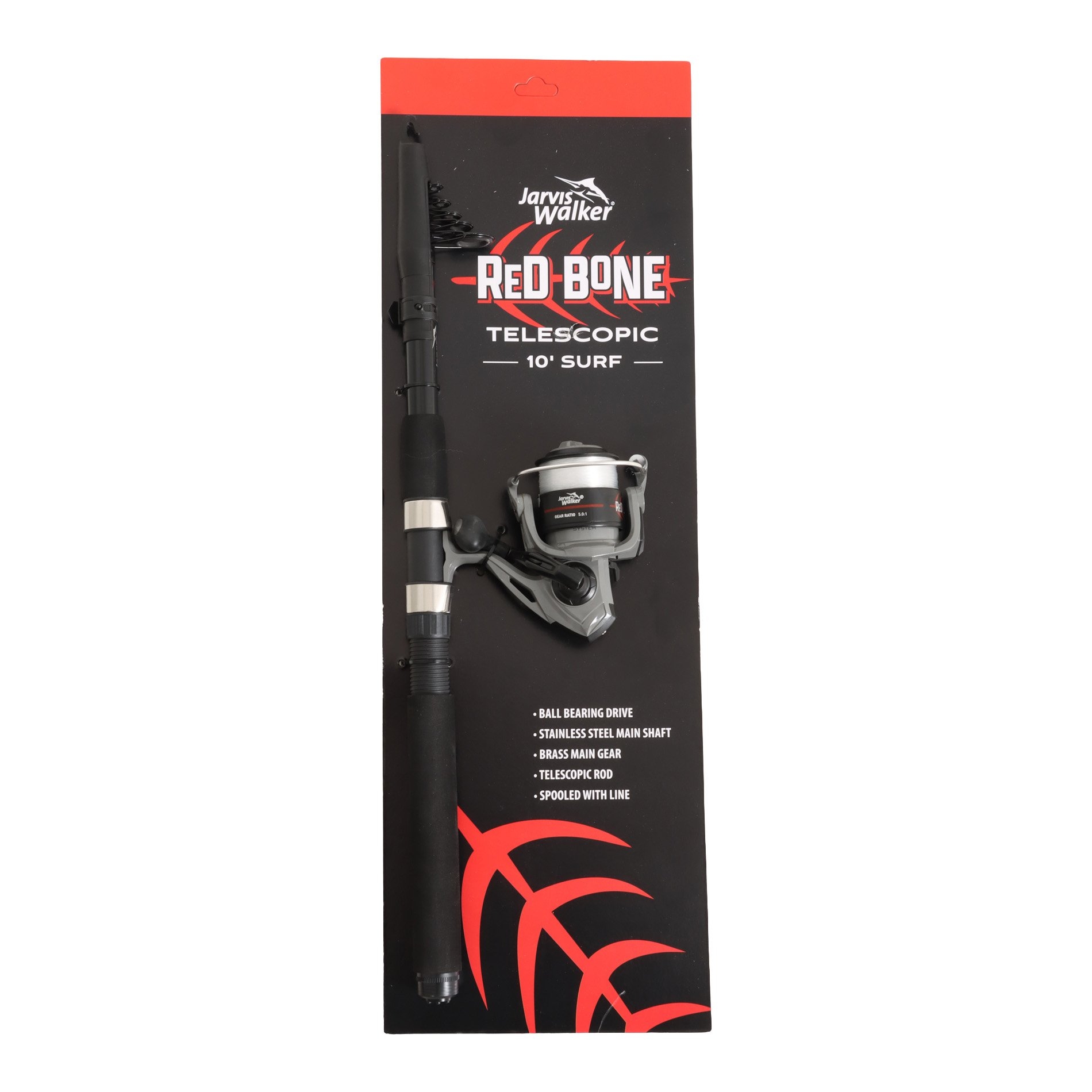 Jarvis Walker Red Bone RB4 6000 Telescopic Spin Combo 10ft 5-8kg