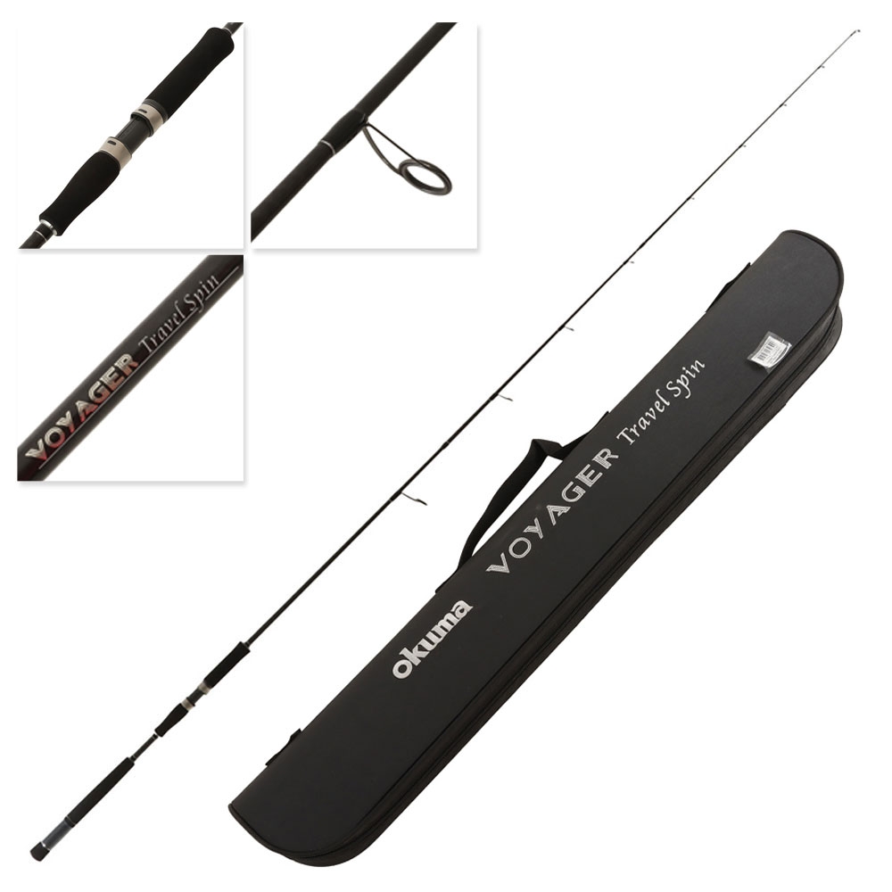 Okuma Voyager 764 Travel Softbait Spin Rod 7ft 6in 8-12kg 4pc