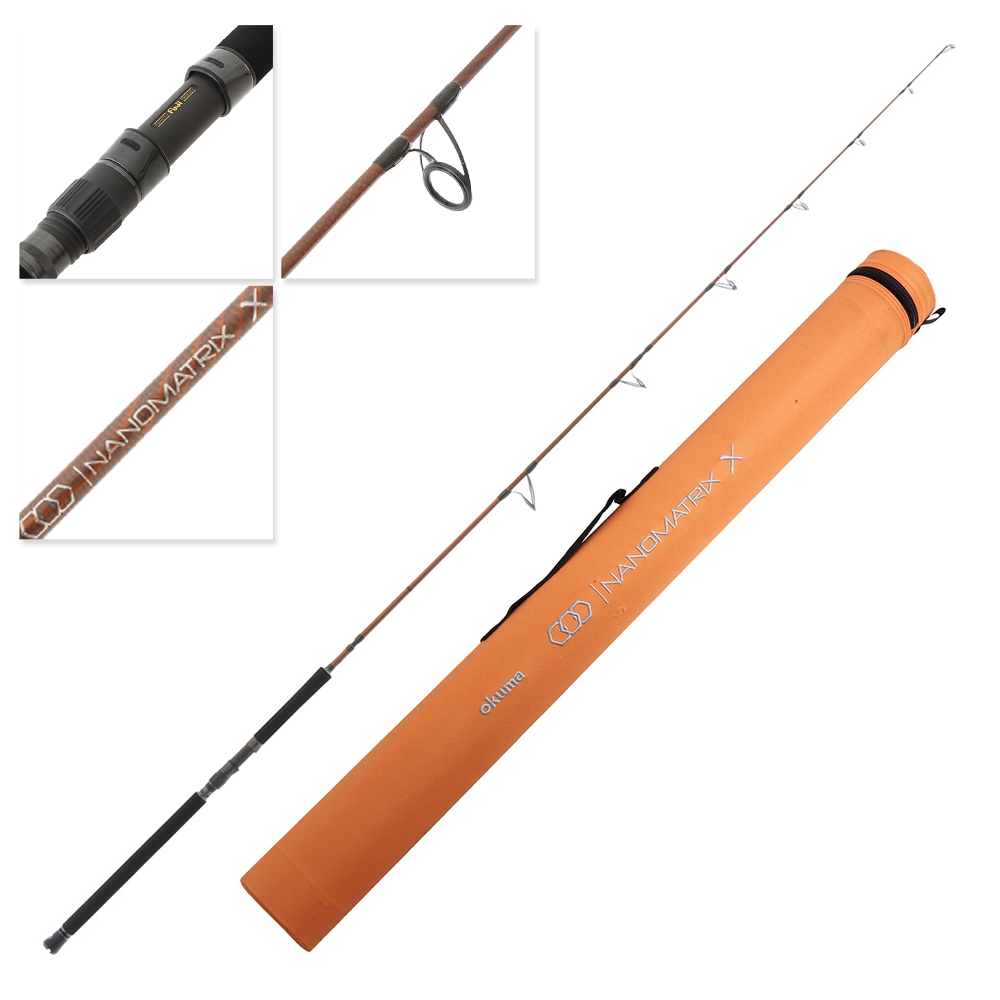Okuma Nanomatrix X 793 Topwater Spin Rod 7ft 9in PE4-6 40-150g 2pc