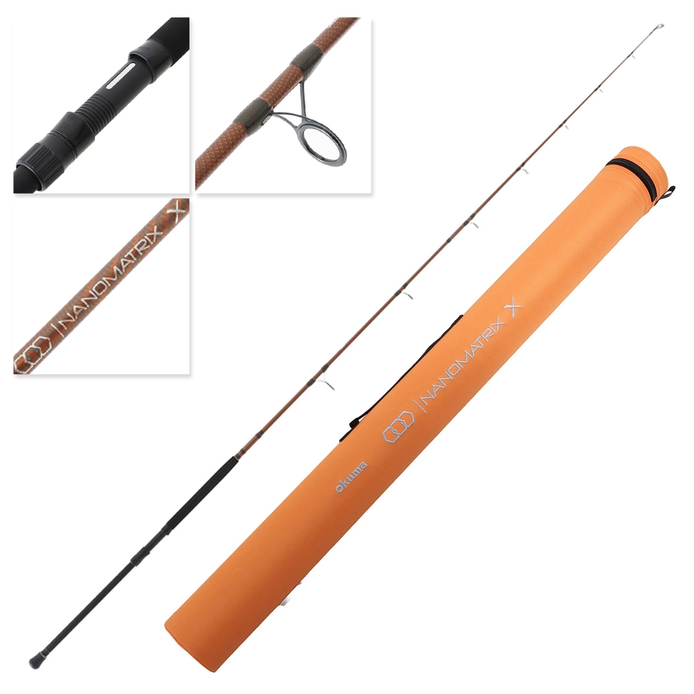 Okuma Nanomatrix X 863 Landbased Heavy Spinning Rod 8ft 6in 10-15kg 3pc