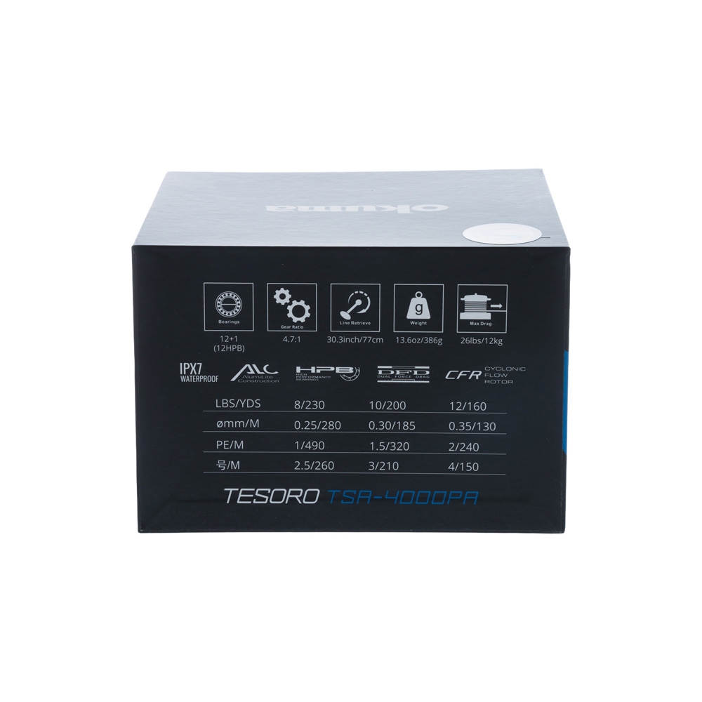 Okuma Tesoro 4000PA Spinning Reel