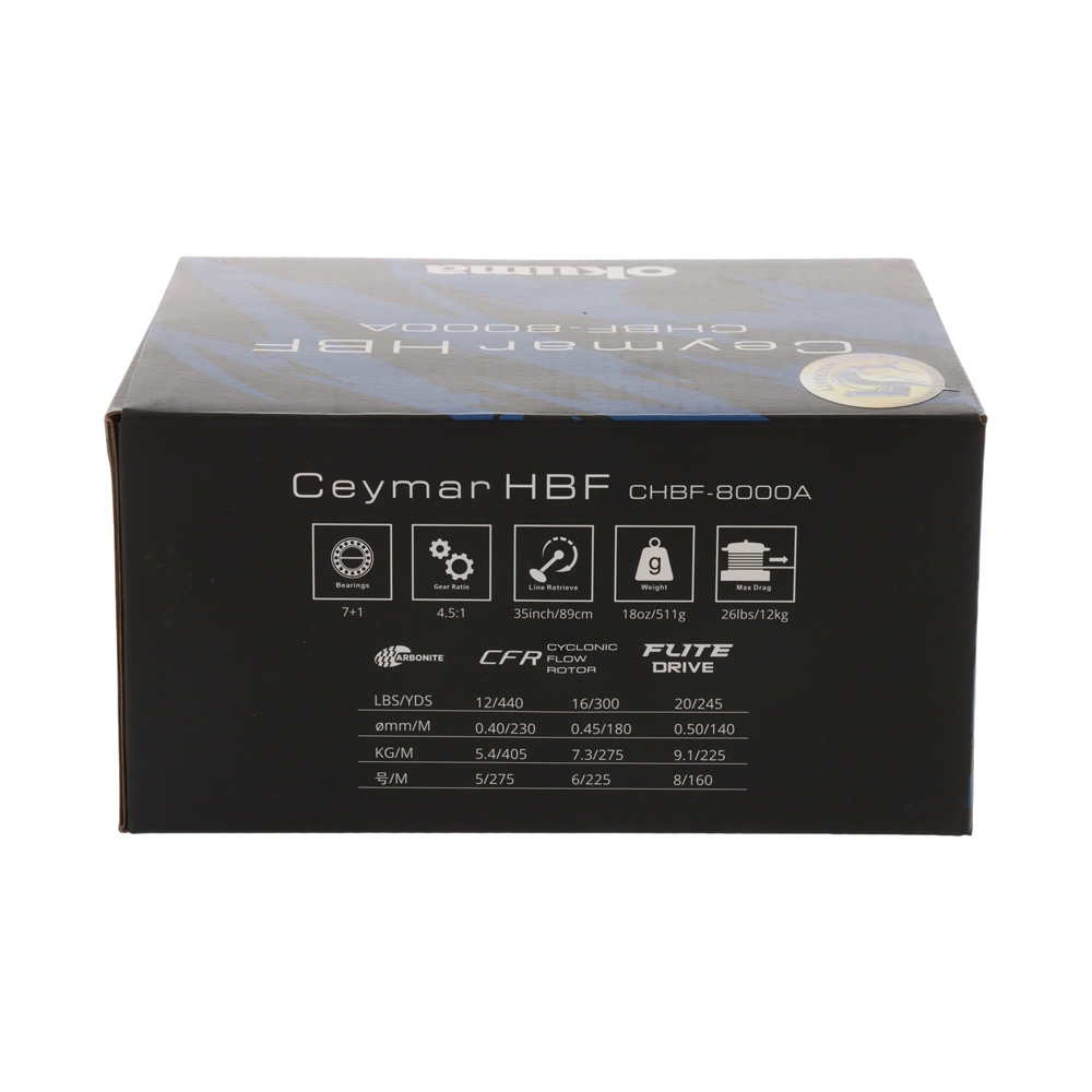 Okuma Ceymar HD 8000A Baitfeeder Reel