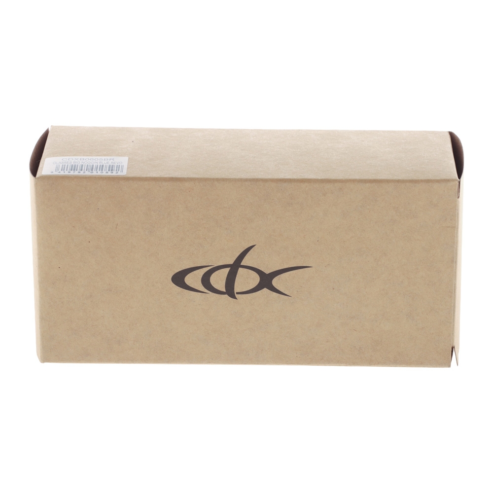 CDX Big Noggin Polarised Sunglasses Black Frame with Blue Revo Lens