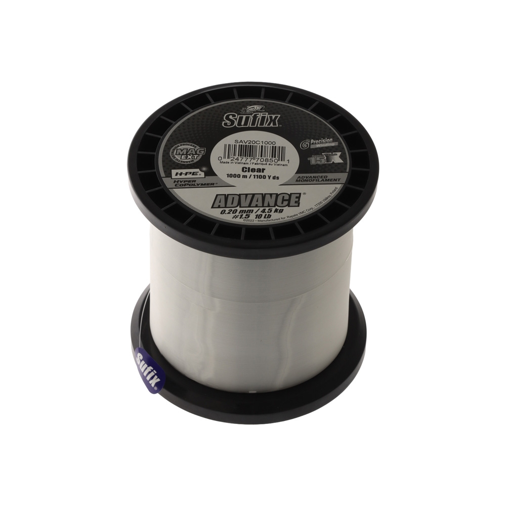Sufix Advance H-PE Monofilament Clear 1000m 4.5kg 0.20mm