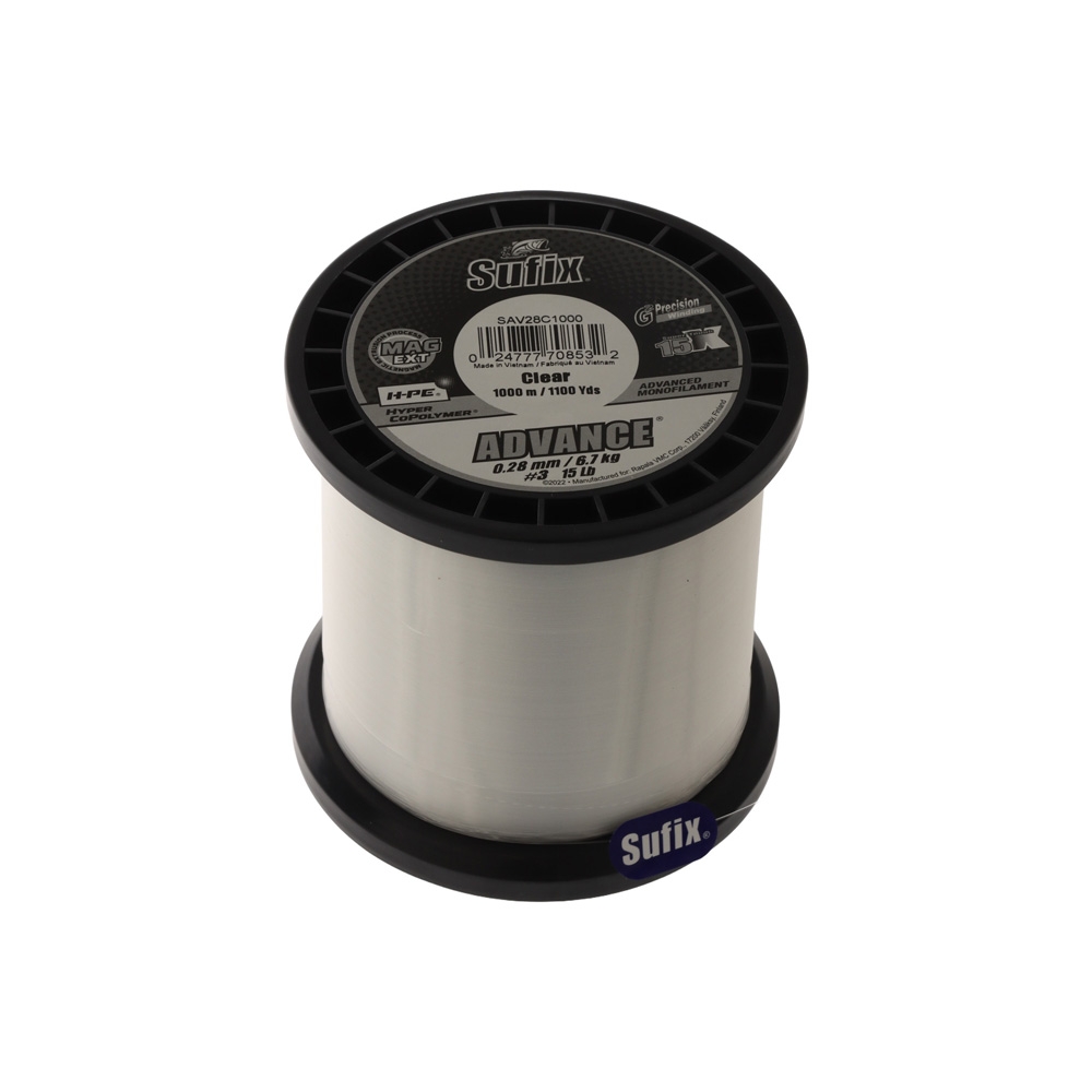 Sufix Advance H-PE Monofilament Clear 1000m 6.7kg 0.28mm