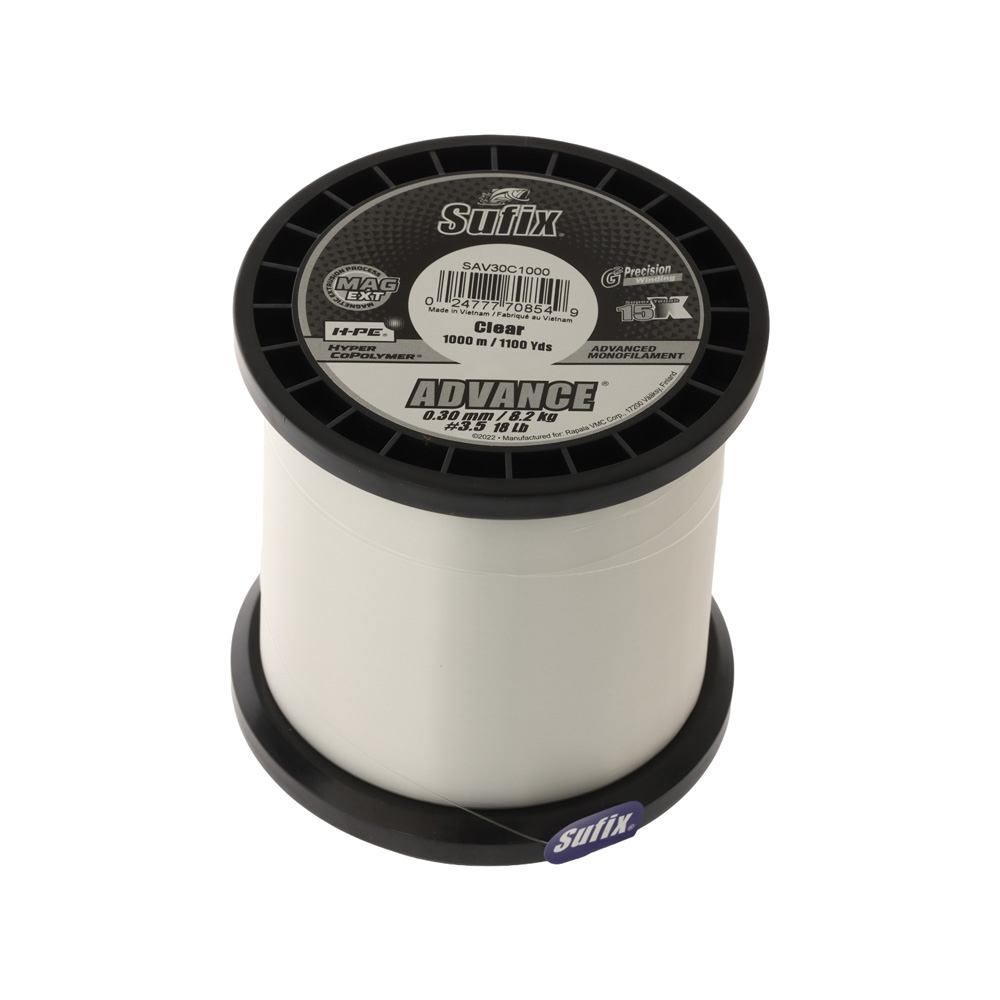 Sufix Advance H-PE Monofilament Clear 1000m 8.2kg 0.30mm