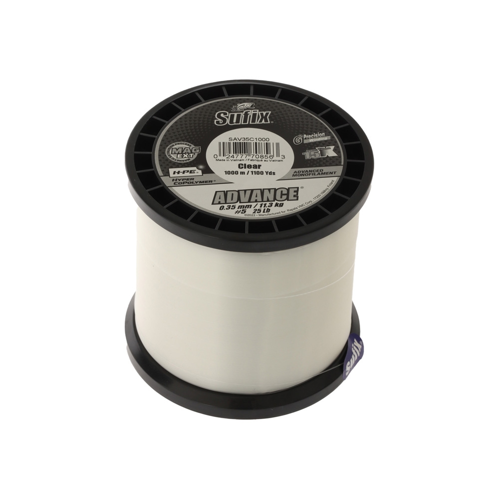 Sufix Advance H-PE Monofilament Clear 1000m 11.3kg 0.35mm
