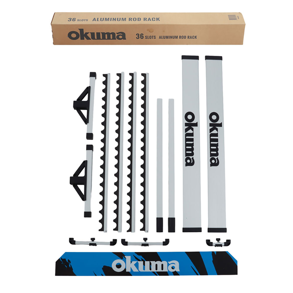 Okuma Aluminium 36 Rod Rack