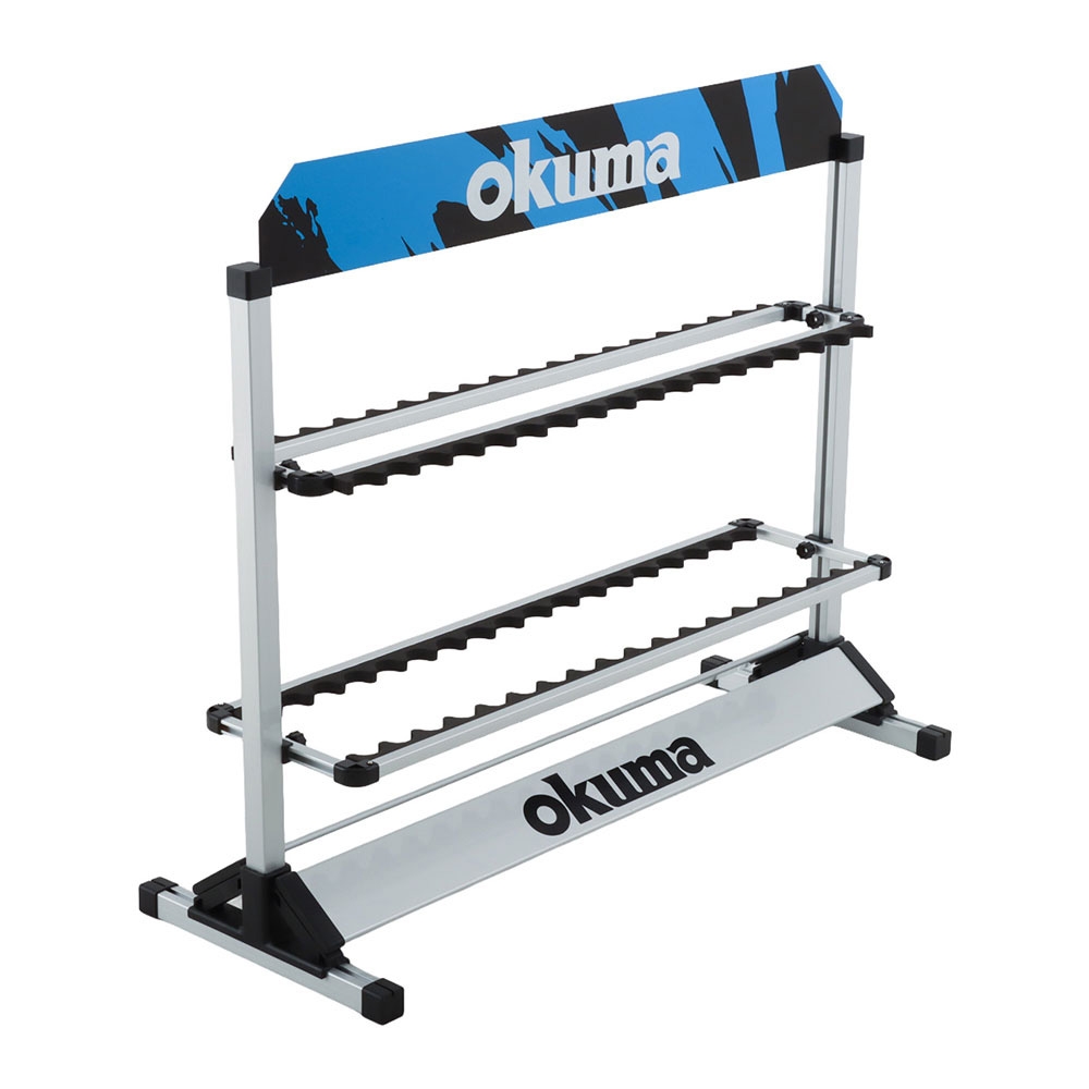Okuma Aluminium 36 Rod Rack