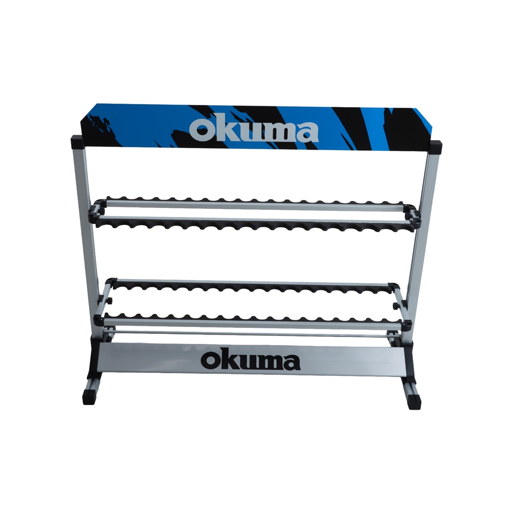 Okuma Aluminium 36 Rod Rack