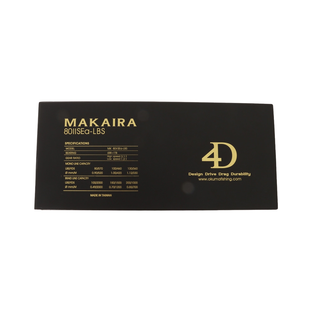 Okuma Makaira 80-II SEA-LBS Game Reel