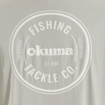 Okuma Pelagic Aquatek FTO Est.86 Long Sleeve Shirt Light Grey