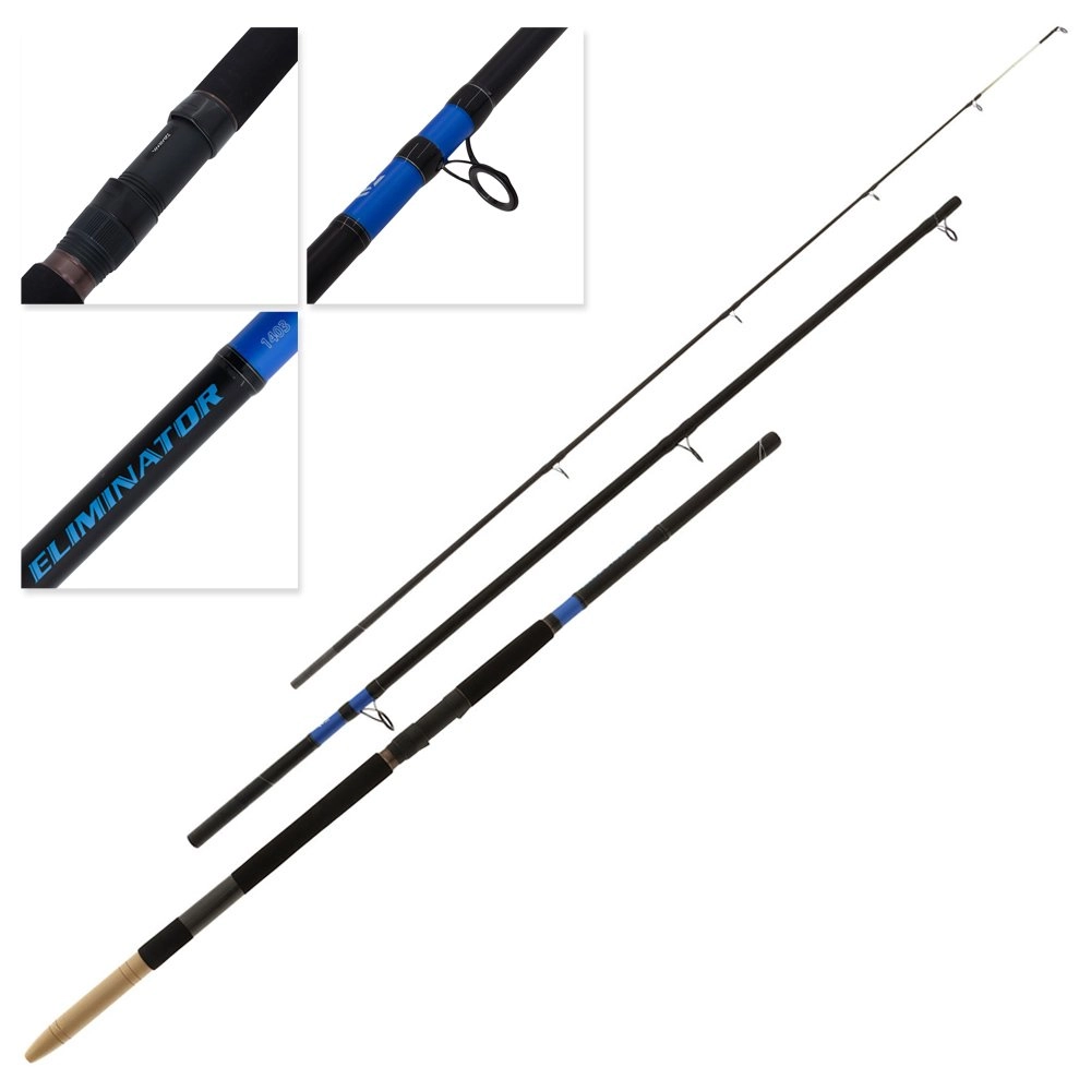 daiwa eliminator fishing rod 2500 Spinning Reel The Aluminum Frame and Sideplate combine to form a strong rigid housing for the state of the art Digigears cut to smooth Daiwa Eliminator Boat Conventional 6'6"