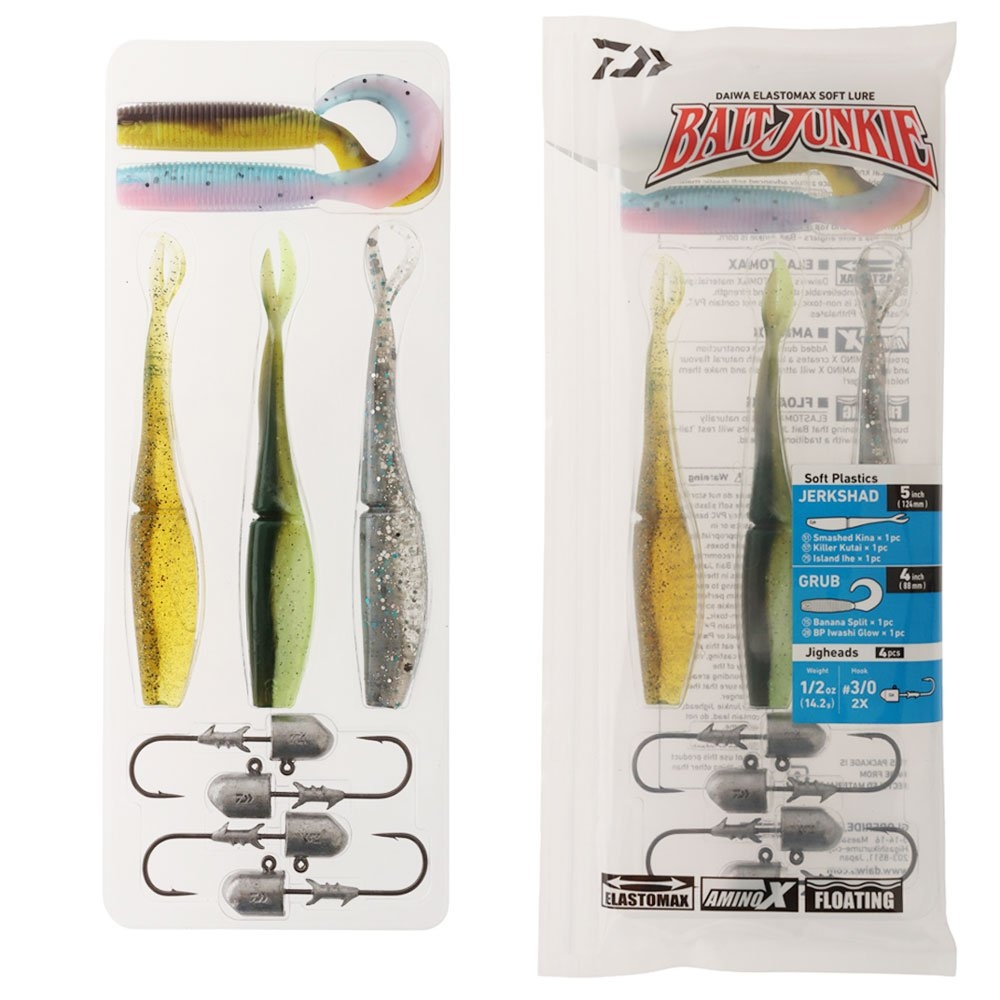Daiwa RX LT 4000 Exceler Oceano Soft Bait Combo with Braid and Bait 7'6'' 5-9kg 2pc