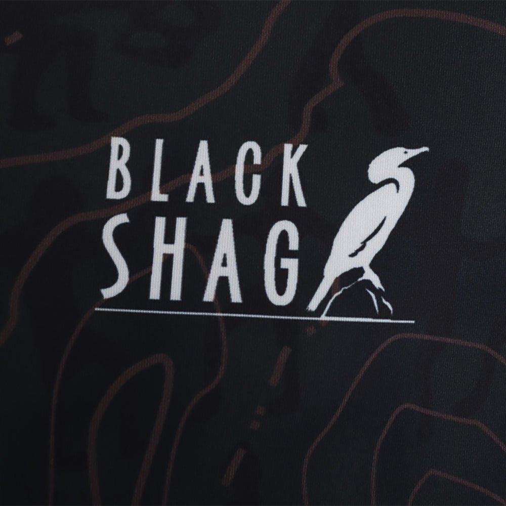 Black Shag UPF50+ Long Sleeve Fishing Shirt