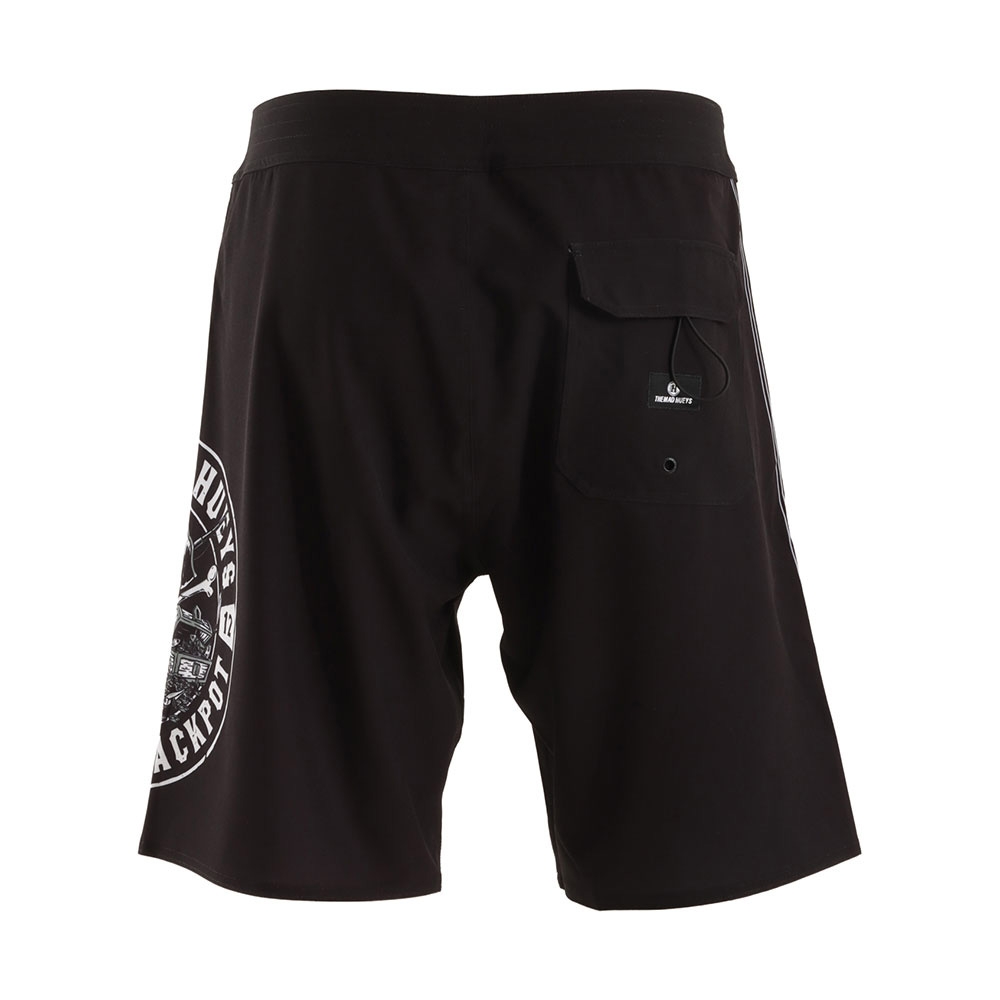 The Mad Hueys Hittin The Jackpot Mens Boardshorts Black