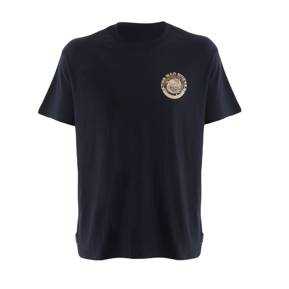 The Mad Hueys Hook Line and Drinker Mens T-Shirt Navy