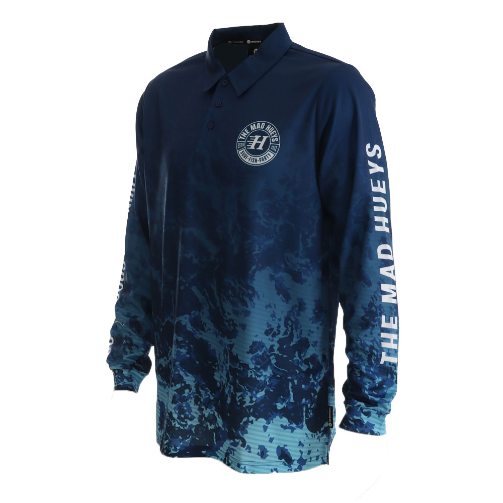 The Mad Hueys Living The Good Life Mens Fishing Jersey Pacific