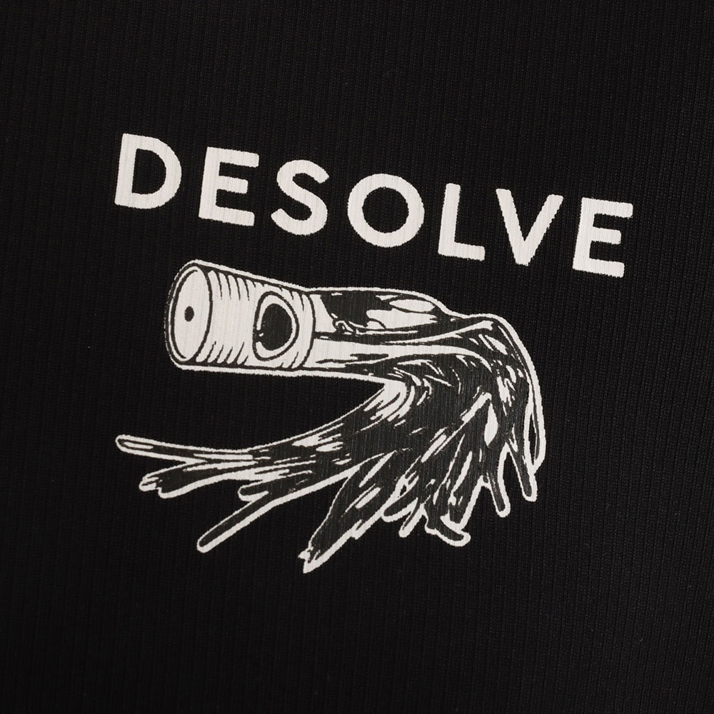 Desolve UPF30+ Sail Fish Face Hoodie Black