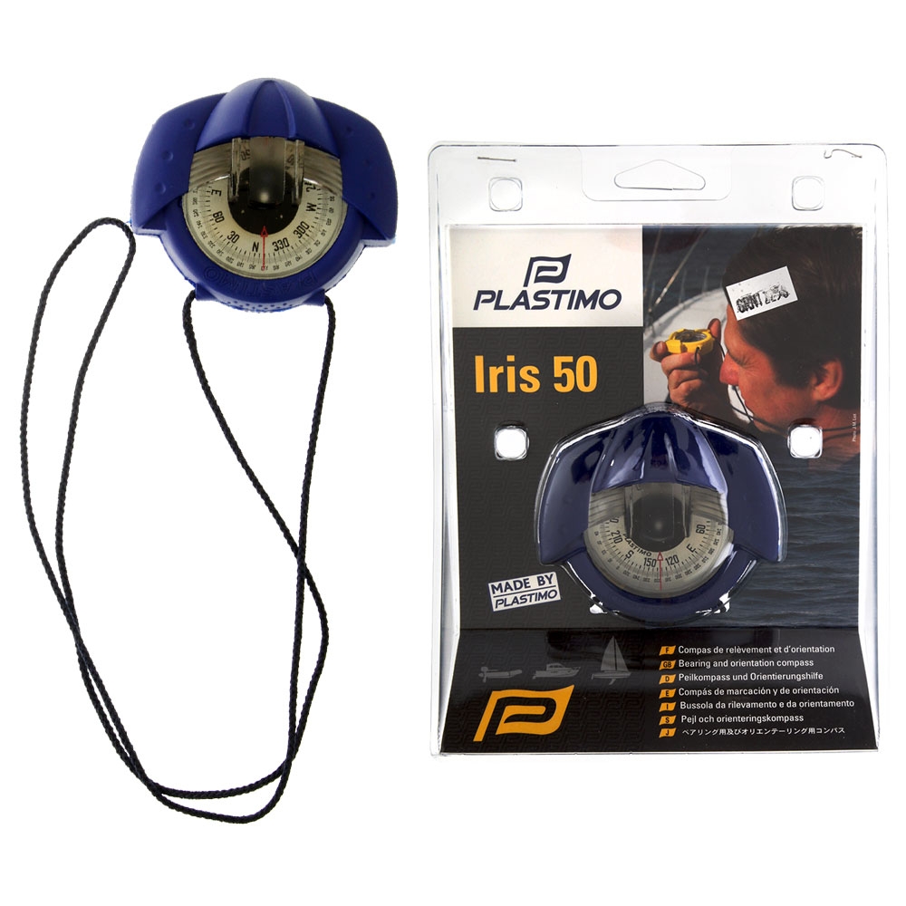 Plastimo Iris 50 Hand Bearing Compass Blue